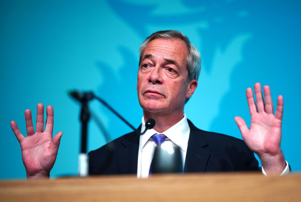 Nigel Farage’s Reform UK lands $97 million donations from two crypto billionaires in 24 hours
