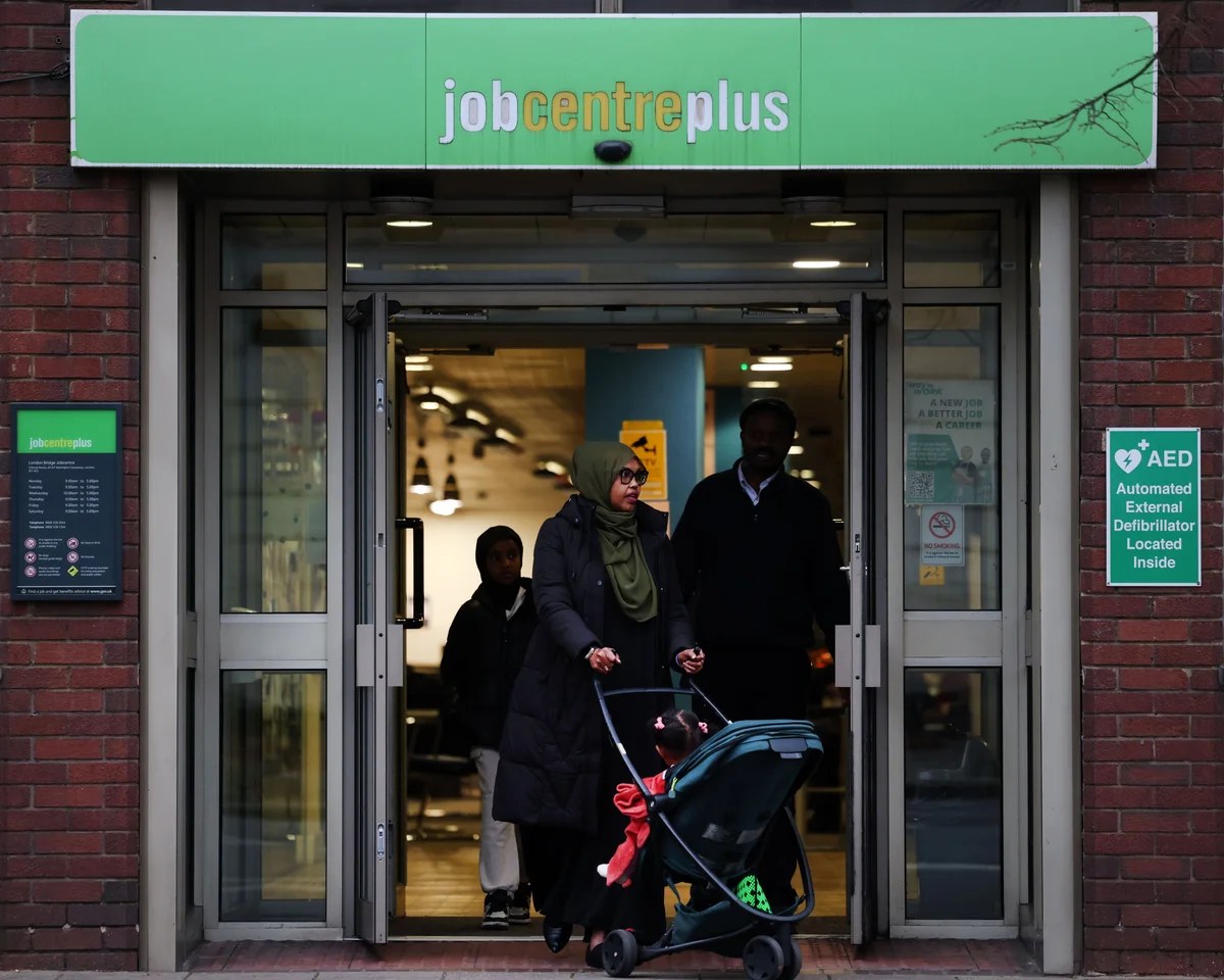 UK unemployment rate falls in pre-budget boost, but firms keep cutting vacancies – business live