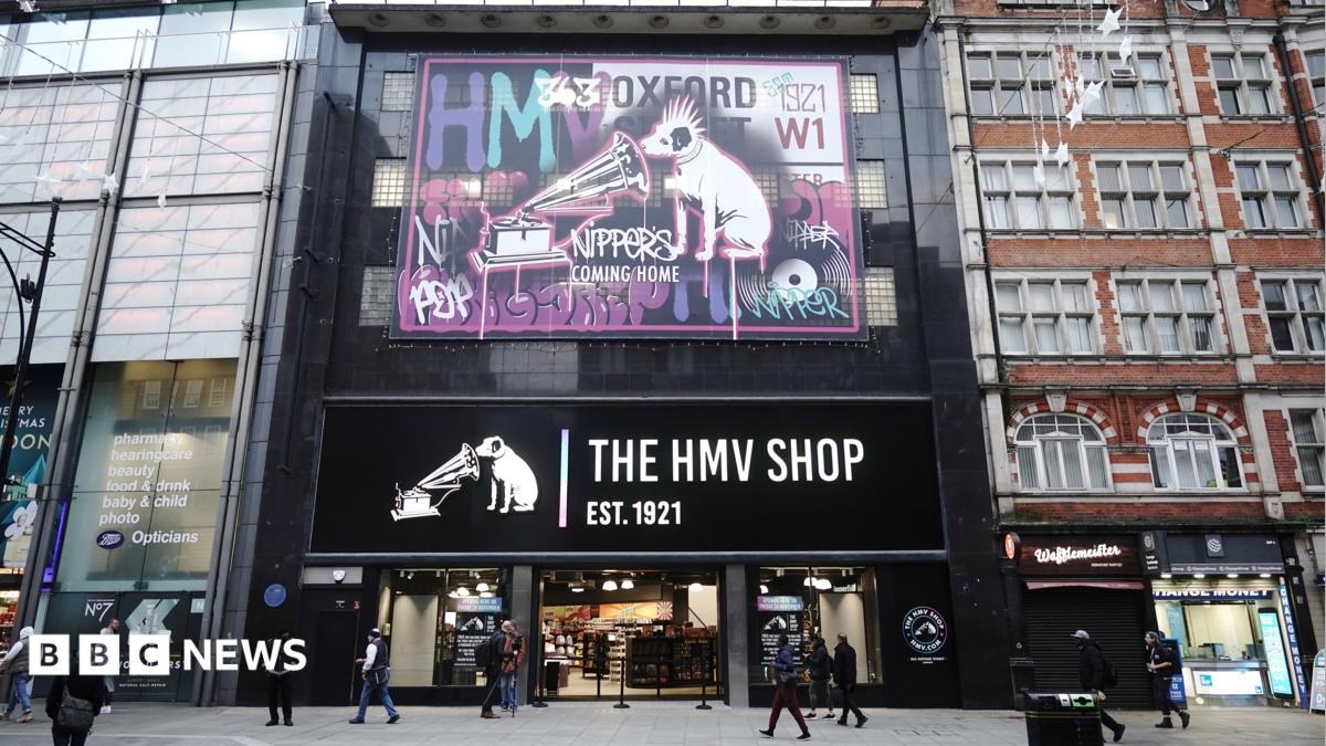 HMV to close Oxford Street store after three years