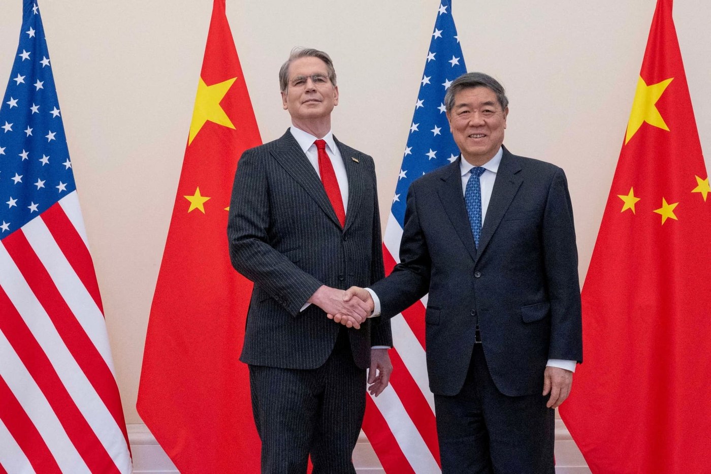 Bessent meets China Vice Premier He Lifeng ahead of Trump-Xi summit